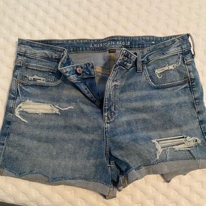 Hi rise shortie American eagle jean shorts